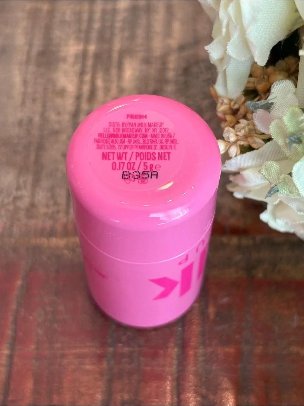 NEW Milk Makeup COOLING WATER Jelly Tint in FRESH {Soft Pink} Blush & Lip Stain!